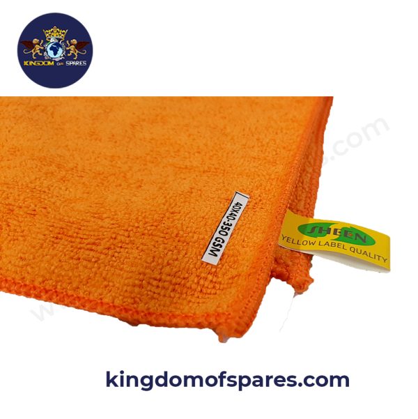 Multipurpose Micro Fiber Cloth 350 GSM – Orange 3