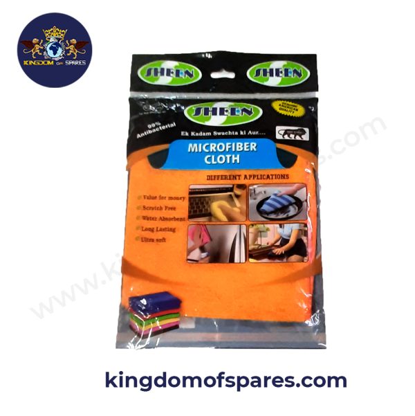 Multipurpose Micro Fiber Cloth 350 GSM – Orange Pack