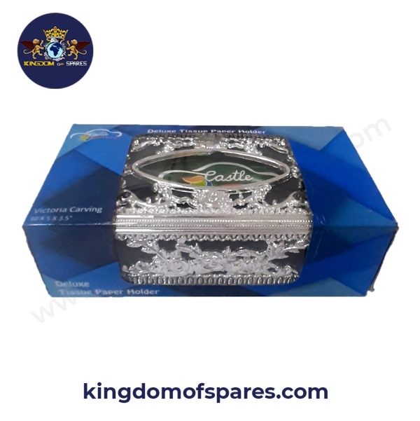 Royal Design Tissue Box for home,office,Car – Silver Box